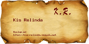 Kis Relinda névjegykártya